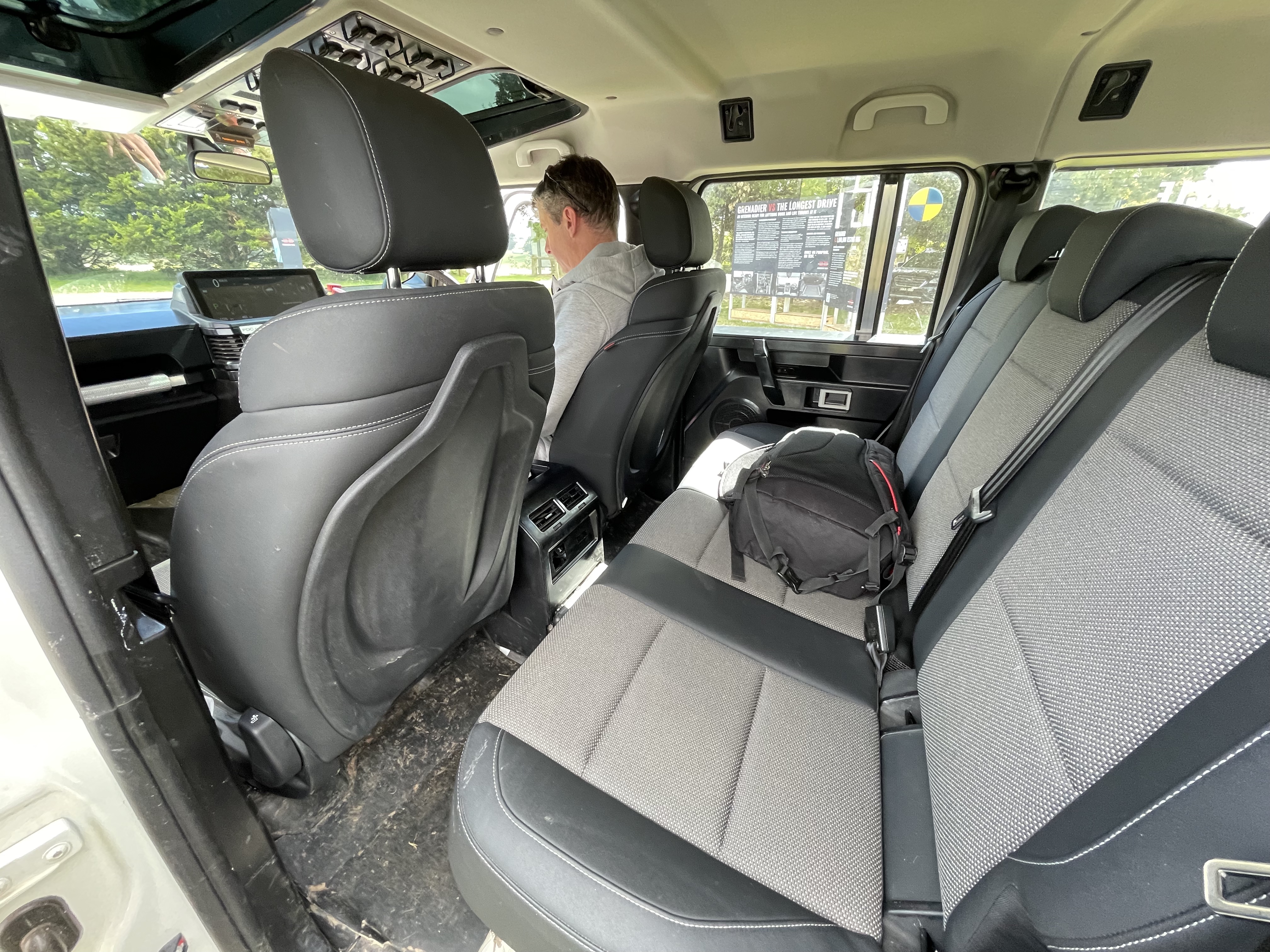 Ineos Grenadier rear seats