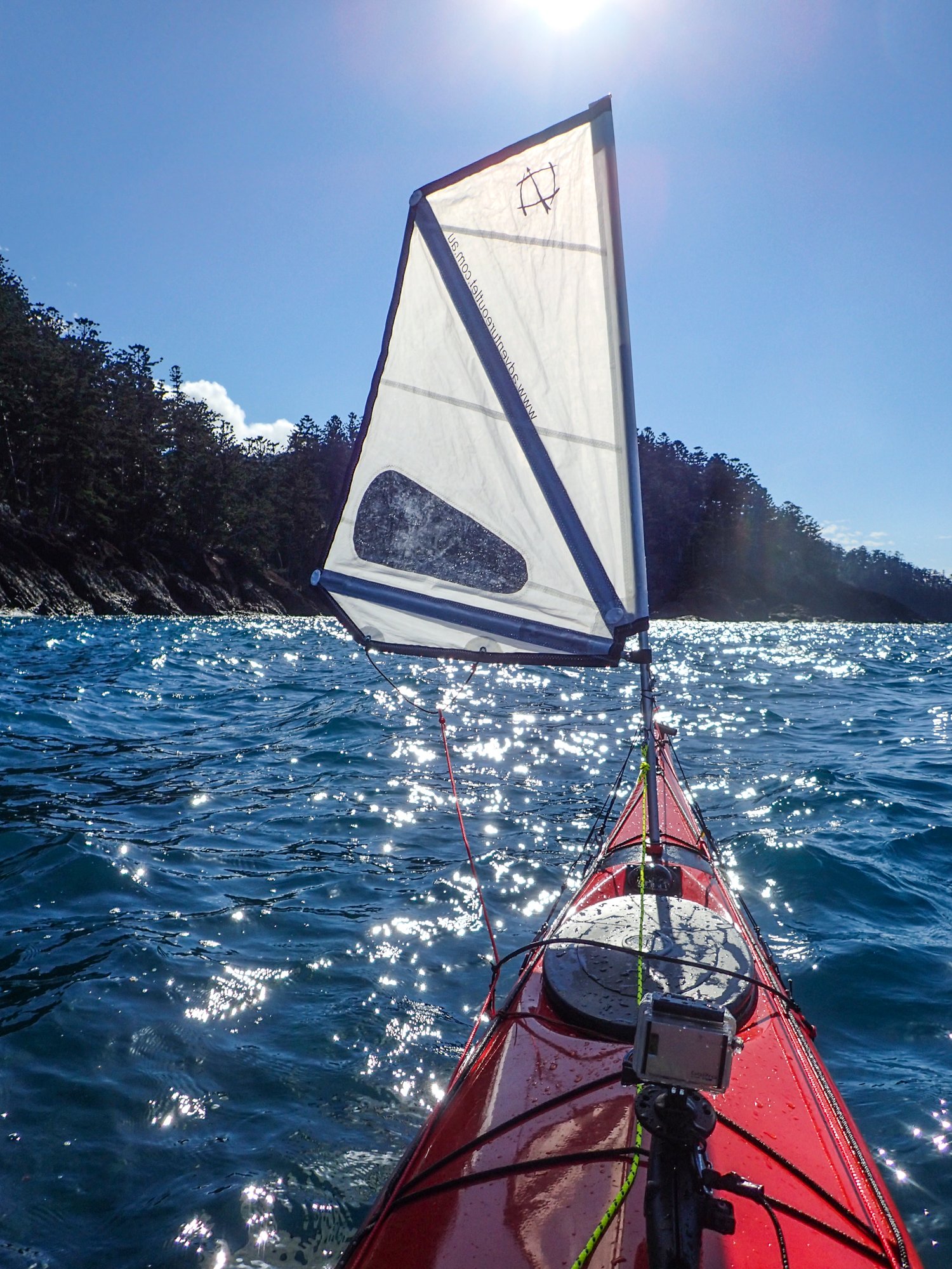 adding a sail to a kayak