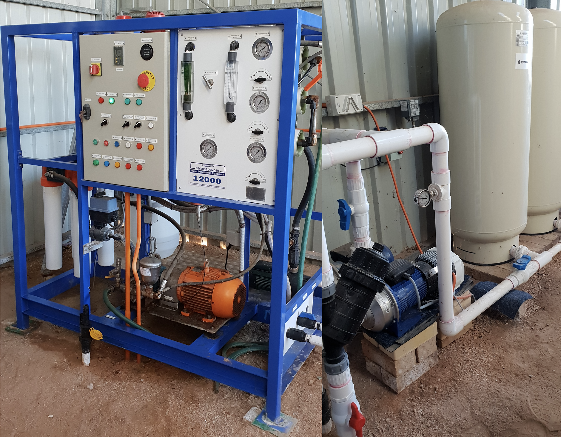 Water desalination plant