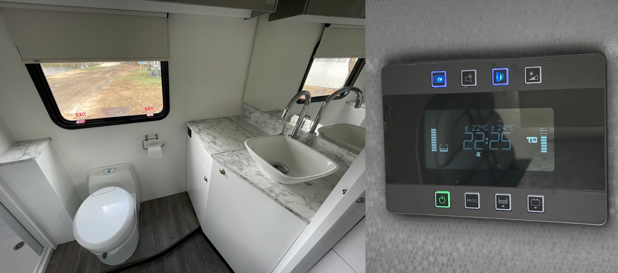 Avida Busselton review - ensuite and electrical panel