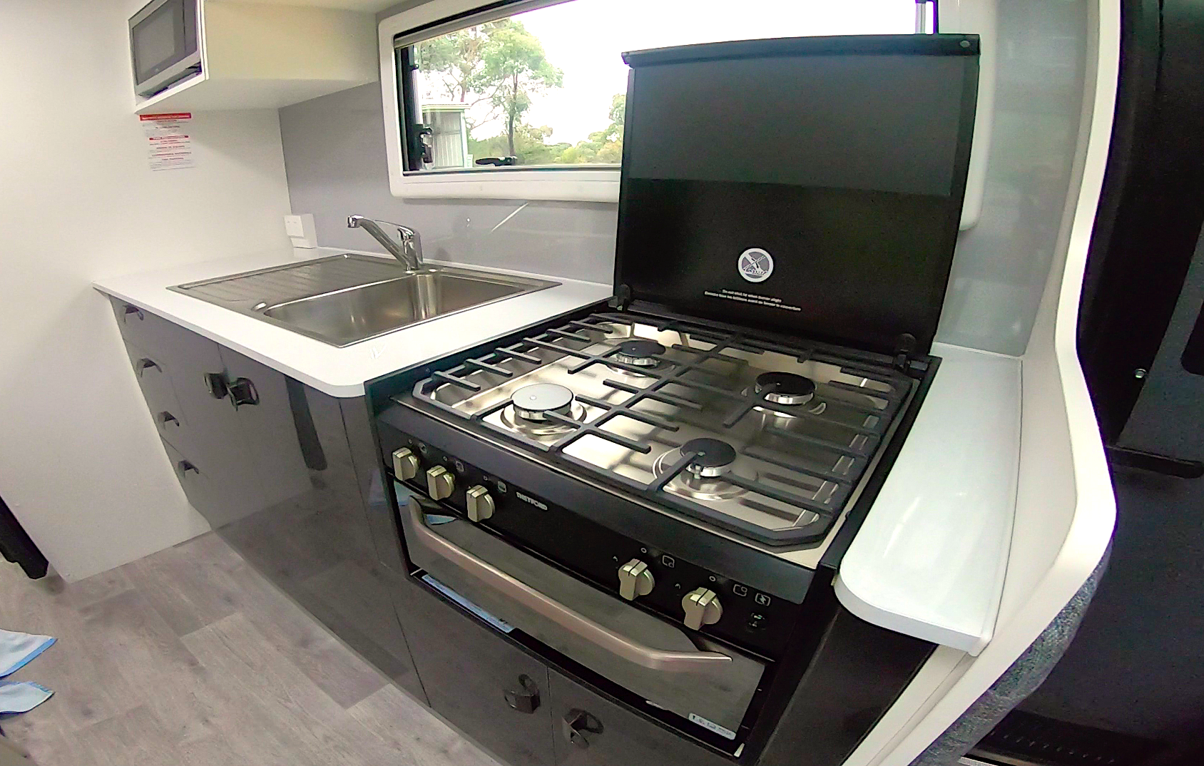 New Age Road Owl thetford cooktop