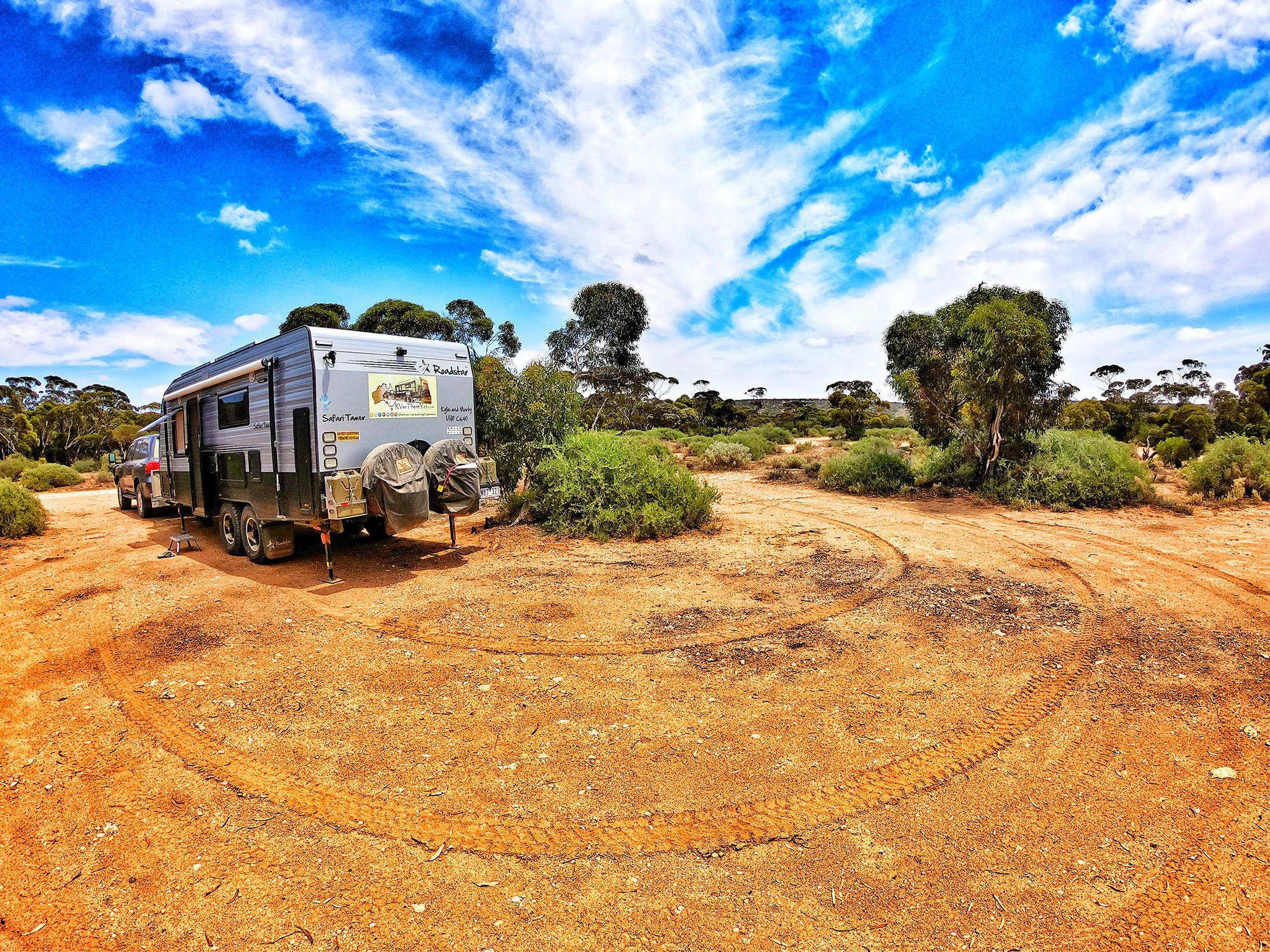 Van Position For Shade And Solar Power