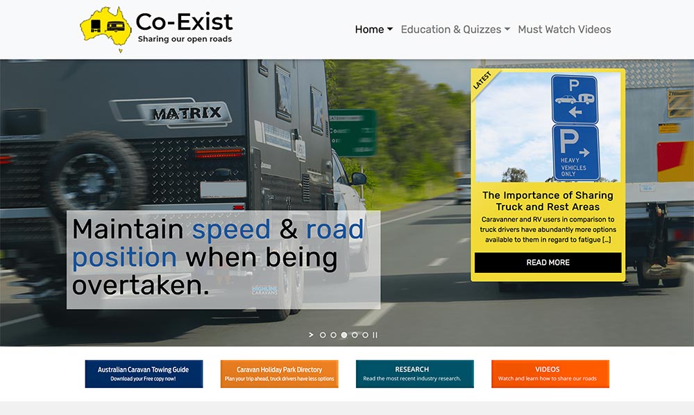 Co Exist Landing Page