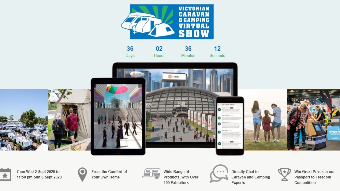 2020 Victorian Caravan & Camping Virtual Show landing page