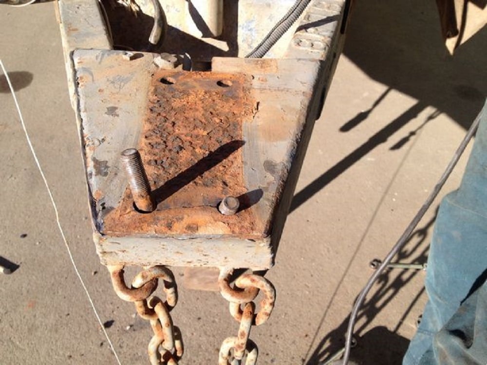 Drawbar rust